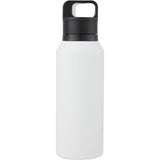 Dawson 18 oz Trigger-Action Insulated Bottle — White (WH) — blank front view — 4