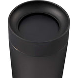 Jared 16 oz Vacuum Insulated Tumbler with 360° Lid — Black (BK) — blank detail view — 20