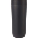 Jared 16 oz Vacuum Insulated Tumbler with 360° Lid — Black (BK) — blank front view