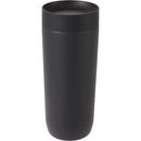 Jared 16 oz Vacuum Insulated Tumbler with 360° Lid — Black (BK) — blank front view