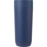 Jared 16 oz Vacuum Insulated Tumbler with 360° Lid — Navy (NY) — blank front view — 11