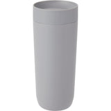 Jared 16 oz Vacuum Insulated Tumbler with 360° Lid — Stone (ST) — blank back view — 8