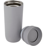 Jared 16 oz Vacuum Insulated Tumbler with 360° Lid — Stone (ST) — blank detail view — 7