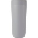 Jared 16 oz Vacuum Insulated Tumbler with 360° Lid — Stone (ST) — blank front view