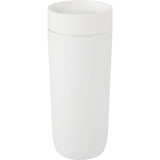 Jared 16 oz Vacuum Insulated Tumbler with 360° Lid — White (WH) — blank front view — 24