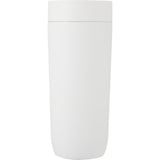 Jared 16 oz Vacuum Insulated Tumbler with 360° Lid — White (WH) — blank front view — 25