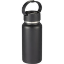 Mini Thor 8oz Vacuum Insulated Bottle with Clip Handle — Black (BK) — blank right angle