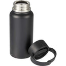 Mini Thor 8oz Vacuum Insulated Bottle with Clip Handle — Black (BK) — blank detail view