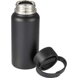 Mini Thor 8oz Vacuum Insulated Bottle with Clip Handle — Black (BK) — blank detail view — 35