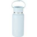 Mini Thor 8oz Vacuum Insulated Bottle with Clip Handle — Light Blue (LBL) — blank back view