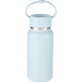 Mini Thor 8oz Vacuum Insulated Bottle with Clip Handle — Light Blue (LBL) — blank back view — 51