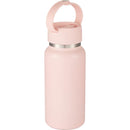 Mini Thor 8oz Vacuum Insulated Bottle with Clip Handle — Pink (PK) — blank right angle