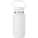Mini Thor 8oz Vacuum Insulated Bottle with Clip Handle — White (WH) — blank front view