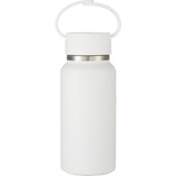 Mini Thor 8oz Vacuum Insulated Bottle with Clip Handle — White (WH) — blank front view — 4
