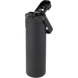 Ranier 25 oz 2-in-1 Vacuum Insulated Bottle — Black (BK) — blank left angle — 36