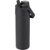 Ranier 25 oz 2-in-1 Vacuum Insulated Bottle — Black (BK) — blank left angle — 37