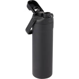 Ranier 25 oz 2-in-1 Vacuum Insulated Bottle — Black (BK) — blank right angle — 34