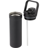 Ranier 25 oz 2-in-1 Vacuum Insulated Bottle — Black (BK) — blank detail view — 29