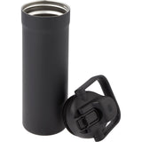 Ranier 25 oz 2-in-1 Vacuum Insulated Bottle — Black (BK) — blank detail view — 32