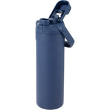 Ranier 25 oz 2-in-1 Vacuum Insulated Bottle — Navy (NY) — blank left angle — 24