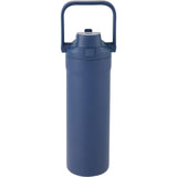 Ranier 25 oz 2-in-1 Vacuum Insulated Bottle — Navy (NY) — blank back view — 21