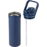 Ranier 25 oz 2-in-1 Vacuum Insulated Bottle — Navy (NY) — blank detail view — 17