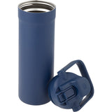 Ranier 25 oz 2-in-1 Vacuum Insulated Bottle — Navy (NY) — blank detail view — 20