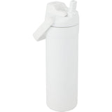 Ranier 25 oz 2-in-1 Vacuum Insulated Bottle — White (WH) — blank right angle — 12
