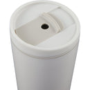 Santino 16 oz Recycled Tumbler with Dual Function Lid — Cream (CR) — blank detail view