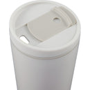 Santino 16 oz Recycled Tumbler with Dual Function Lid — Cream (CR) — blank detail view