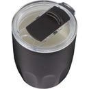 Olla 10 oz Vacuum Coffee Cup with Ceramic Liner — Black (BK) — blank detail view