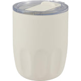 Olla 10 oz Vacuum Coffee Cup with Ceramic Liner — Cream (CR) — blank left angle — 37