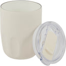 Olla 10 oz Vacuum Coffee Cup with Ceramic Liner — Cream (CR) — blank detail view