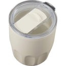 Olla 10 oz Vacuum Coffee Cup with Ceramic Liner — Cream (CR) — blank detail view