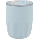 Olla 10 oz Vacuum Coffee Cup with Ceramic Liner — Light Blue (LBL) — blank left angle — 10