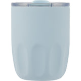 Olla 10 oz Vacuum Coffee Cup with Ceramic Liner — Light Blue (LBL) — blank front view — 4