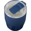 Olla 10 oz Vacuum Coffee Cup with Ceramic Liner — Navy (NY) — blank detail view