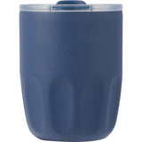 Olla 10 oz Vacuum Coffee Cup with Ceramic Liner — Navy (NY) — blank front view — 78