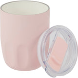 Olla 10 oz Vacuum Coffee Cup with Ceramic Liner — Pink (PK) — blank detail view — 52