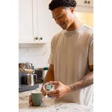 Olla 10 oz Vacuum Coffee Cup with Ceramic Liner — Sage (SG) — blank product view — 75