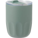 Olla 10 oz Vacuum Coffee Cup with Ceramic Liner — Sage (SG) — blank right angle — 72