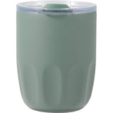 Olla 10 oz Vacuum Coffee Cup with Ceramic Liner — Sage (SG) — blank back view — 71