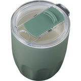Olla 10 oz Vacuum Coffee Cup with Ceramic Liner — Sage (SG) — blank detail view — 69