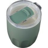 Olla 10 oz Vacuum Coffee Cup with Ceramic Liner — Sage (SG) — blank detail view — 68