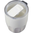 Olla 10 oz Vacuum Coffee Cup with Ceramic Liner — White (WH) — blank detail view