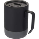 Alexander 14 oz Vacuum Tumbler with Slider Lid — Black (BK) — blank left angle