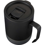 Alexander 14 oz Vacuum Tumbler with Slider Lid — Black (BK) — blank detail view — 32