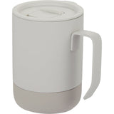 Alexander 14 oz Vacuum Tumbler with Slider Lid — Cream (CR) — blank left angle — 19