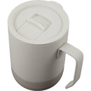 Alexander 14 oz Vacuum Tumbler with Slider Lid — Cream (CR) — blank detail view