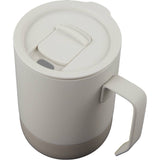 Alexander 14 oz Vacuum Tumbler with Slider Lid — Cream (CR) — blank detail view — 14